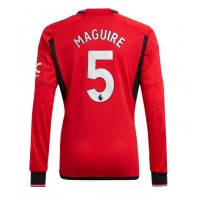 Moški Nogometni dresi Manchester United Harry Maguire #5 Domači 2023-24 Dolgi Rokav